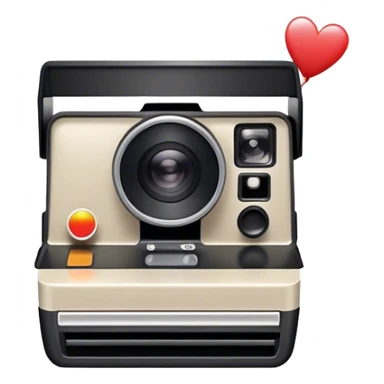 Polaroid photo booth sticker