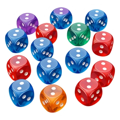 board game dice for group play with others sticker