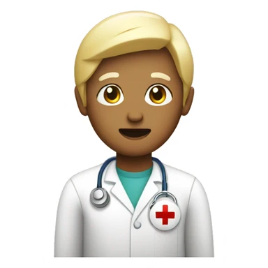 an emergency room with a heart behind it sticker