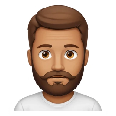 Hombre con barba sticker