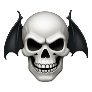 avenged sevenfold bat skull sticker