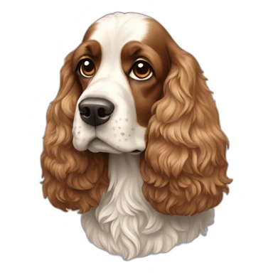Dog-english-cocker-spaniel-full-body sticker