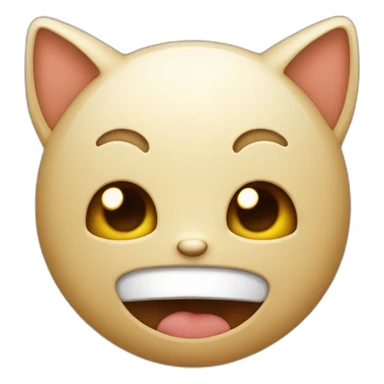 A mewing face sticker