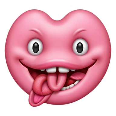 Mouth tongue sticker