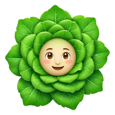 {
  "prompt": "emoji d'une mâche verte fraîche, petites feuilles rondes et brillantes en rosette, style Apple emoji vectoriel plat, fond transparent, ombres douces et contours nets"
}
 sticker