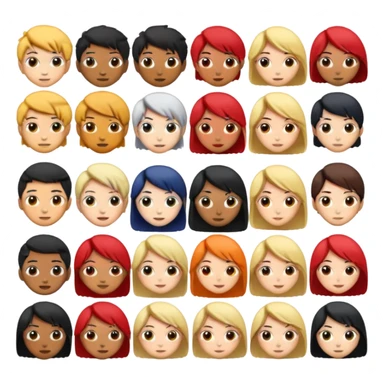 Emoji de personajes de anime sticker