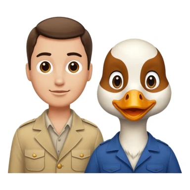 Goose and Maverick sticker