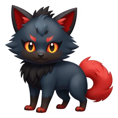 Litten-Zorua-hybrid full body sticker