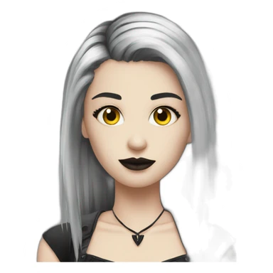 hot-goth-chick sticker