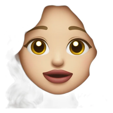 Kiss in cheeks sticker