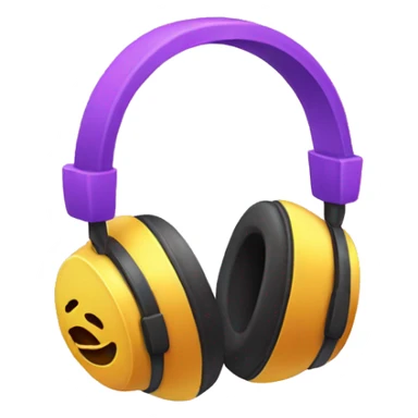 Headphones with bows sticker