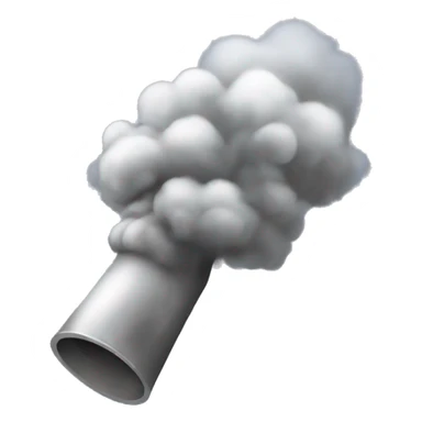 Exhaust emitting smoke sticker