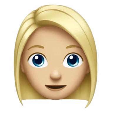 blonde hair girl playing soccer sticker