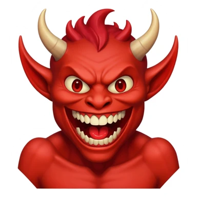 Demon qui rigole  sticker