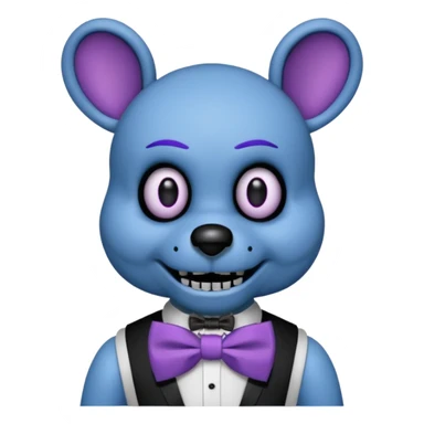 Bonnie(blue) from the Five Nights At Freddy's movie sticker