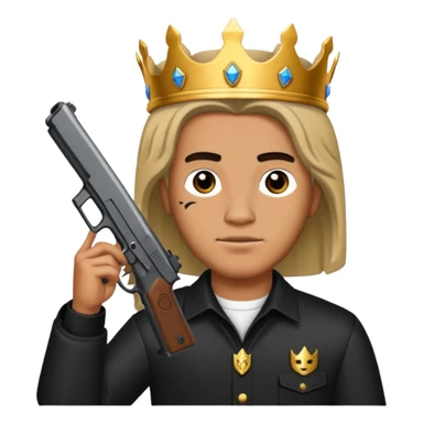 King Von with a Glock  sticker