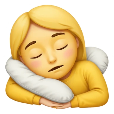 sleepy face emoji, relaxed and peaceful sticker