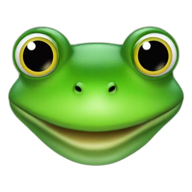 frog poker face sticker