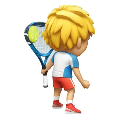 player's back padel sticker