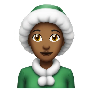 Coquette christmas sticker