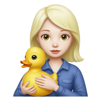 Vecna  from stranger things holding a duck sticker