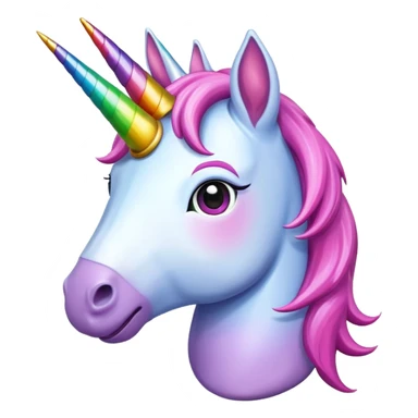 happy unicorn sticker