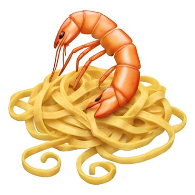 prawn linguine  sticker