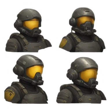 Helldivers squad 128*128 sticker