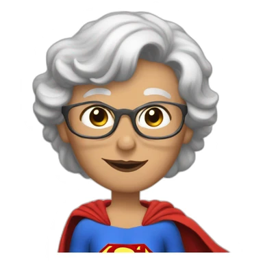 Mamie superman sticker