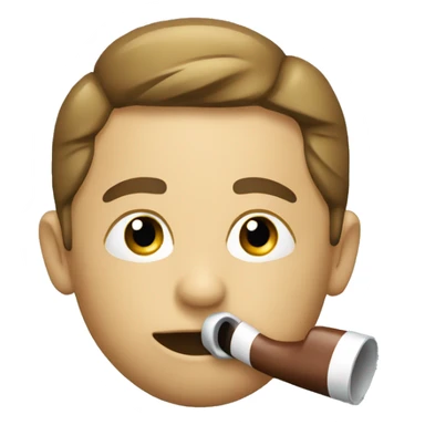 An emoji with a whistle in the mouth, representing strategic play or important moments. sticker