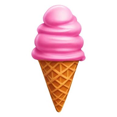 Pink ice cream  sticker