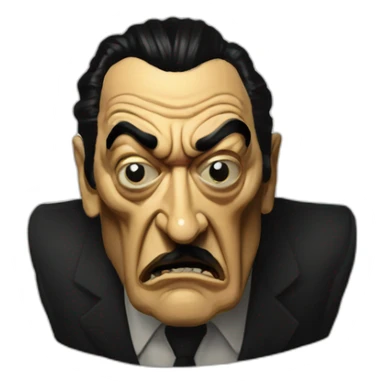 Salvador Dali angry doomguy sticker