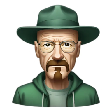 Walter white breaking bad sticker
