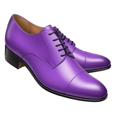 purple suit shoe sticker
