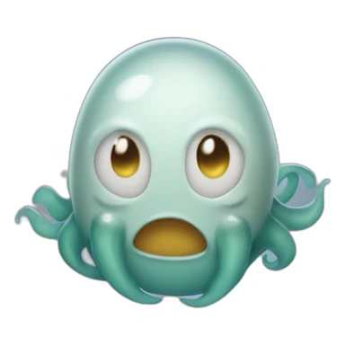 squidwart smile and tears sticker
