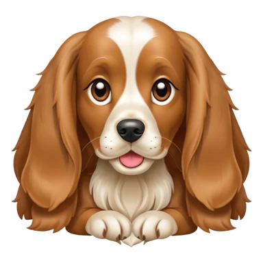 Cocker dog coquette  sticker