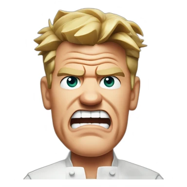 Furious Gordon Ramsay sticker