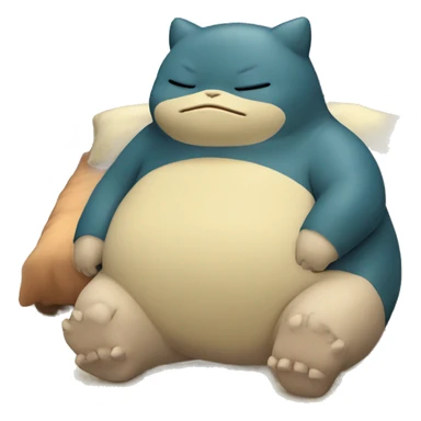 Snorlax che dorme sticker