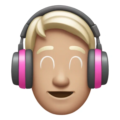 🎧 en rosa  sticker