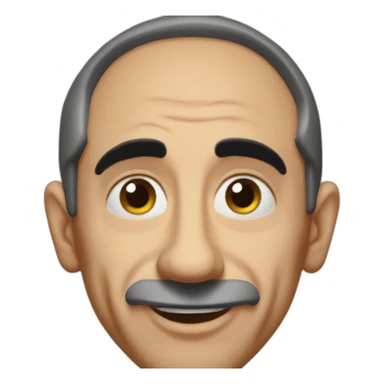 goofy distorded zemmour sticker