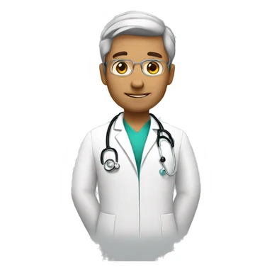 doctor solo bata blanca sticker