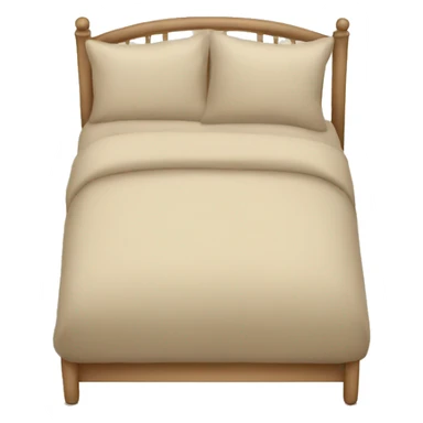 Beige bed sticker