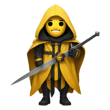 Bumblebee  cloak with sword sticker