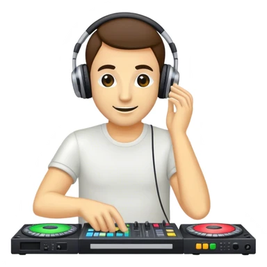 Disc jockey  sticker