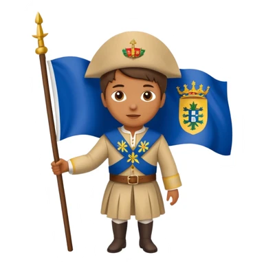 A Madeirinese local with the Madeira flag  sticker