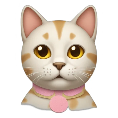 cat with band aids sticker