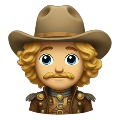 cute buffalo bill cody sticker