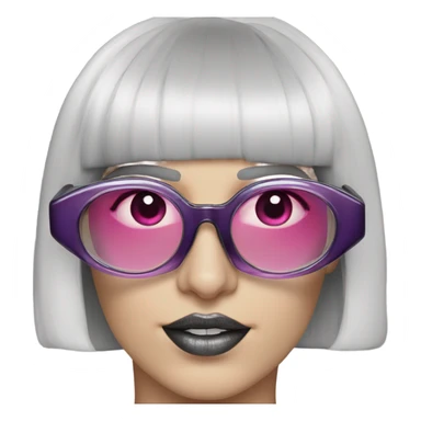 Lady gaga chromatica glasses  sticker