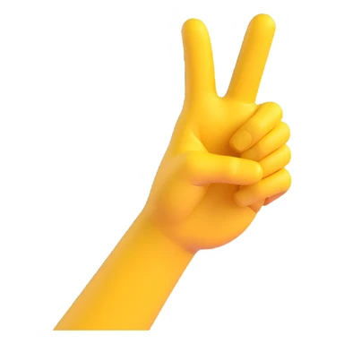 Make the index finger thick where it touches the thumb, hand making the 'OK' gesture, classic yellow 3D emoji style. sticker