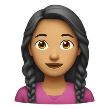 Mujer colorada sticker